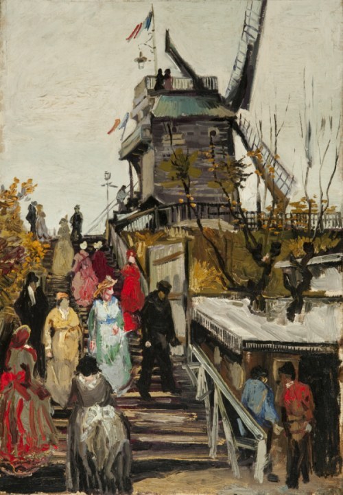 Картина Ван Гога Мельницы 1886